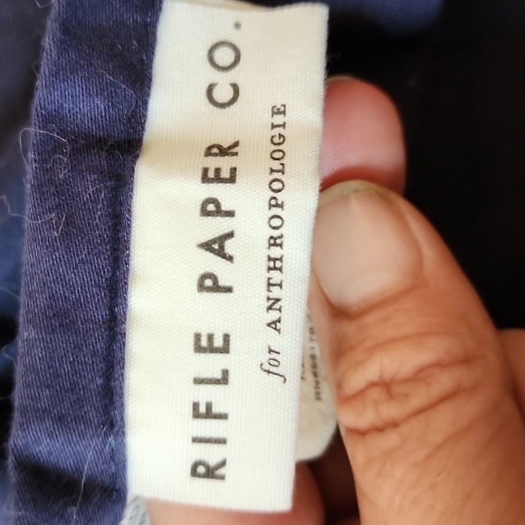 2 Rifle paper co. For Anthropologie matching euro shams 26x26 - Picture 9 of 11